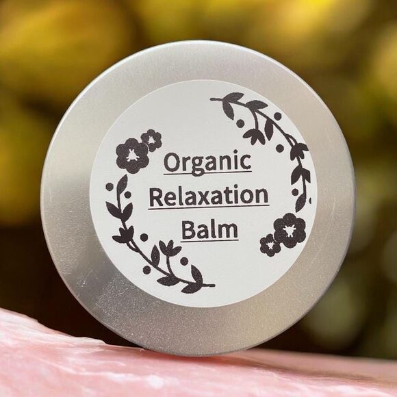 Organic Relaxation Balm with Lavender, Valerian, Lemon Balm, Chamomile, Basil - Picture 2 of 10